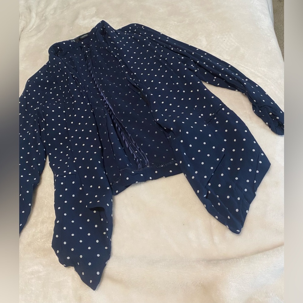 Maurice’s Navy Open Front Cardigan